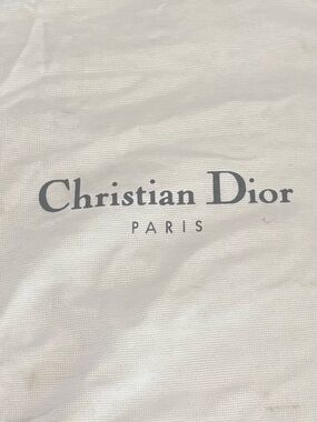 Christian Dior Black Trotter Monogram Letter Charms Shoulder Bag